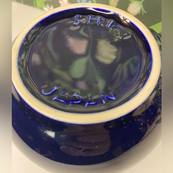 Vintage Mug SHI Japan Cappuccino Cup Colbolt Blue Large Mug Gorgeous - Picture 5 of 5